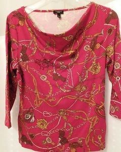 Talbot Petite  3/4 Sleeve Top as S